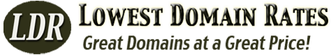  Lowest Domain Rates